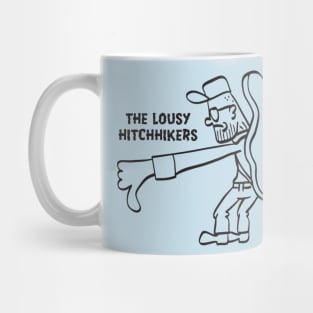 Lousy Hitchhikers Alternate Art Mug